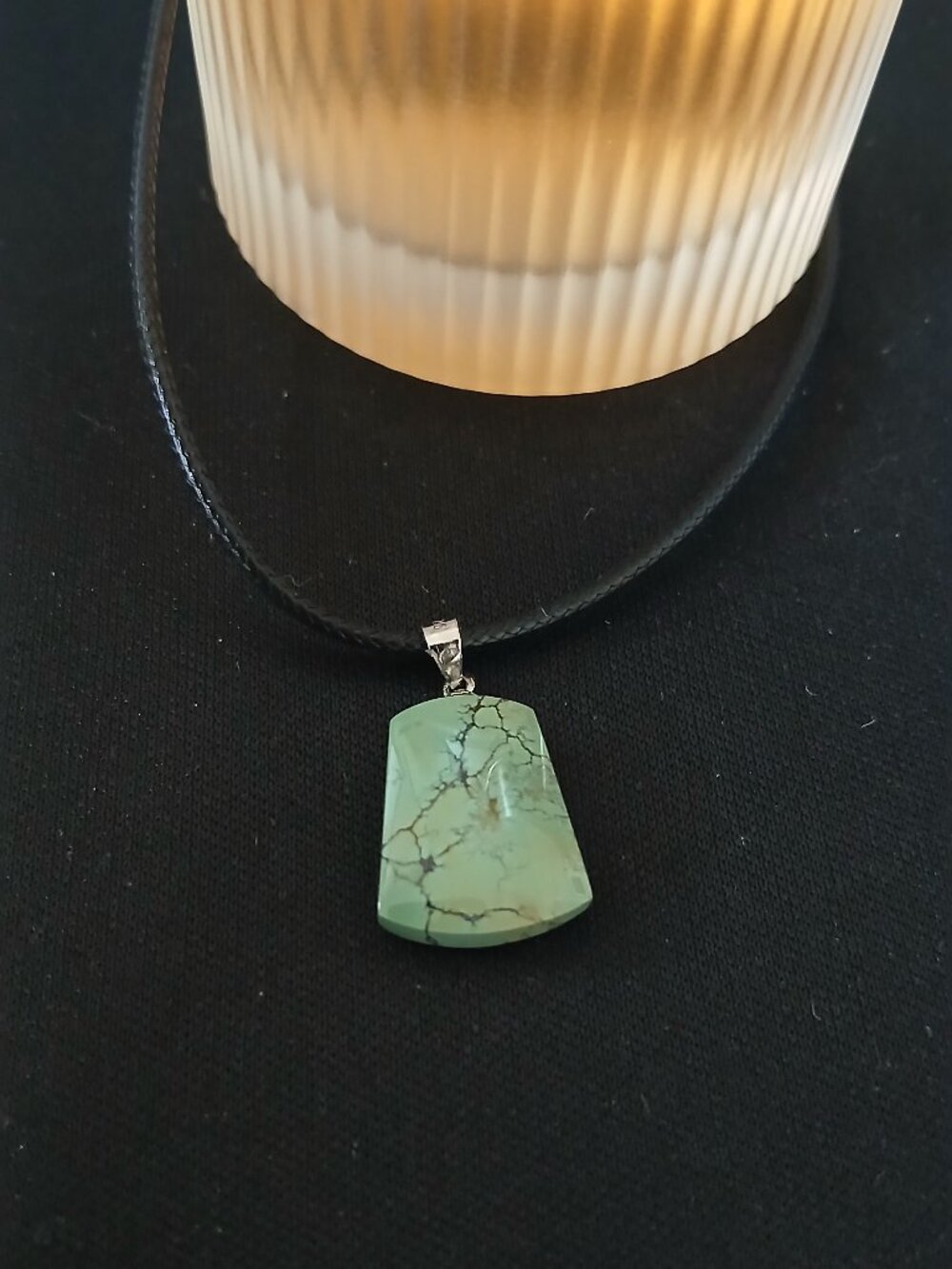 Natural turquoise pendant